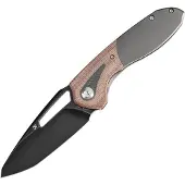 Kansept Knives Thoth Bolster Lock Brown Mic
