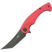Kubey Scimitar Linerlock Tanto Red