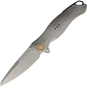 KARBON Buck Horn Linerlock Gray Al