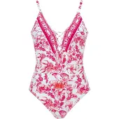 Olympia Badedragt pink / lyserød / hvid