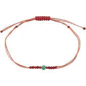 Pilgrim Armbånd 'Birthstones' grøn / rød