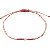 Pilgrim Armbånd ' Birthstones ' rød