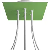 Creative Cables Kroq207f116 Rose-one Square Green Meadow Rosesæt