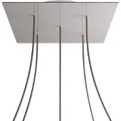 Creative Cables Stål Kroq405pf109 Xxl Rose-one Sæt Med Firkantede Satinroser