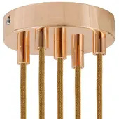 Creative Cables Krm575fraterm Metal Cylindrisk Lampe Loftroset Kit