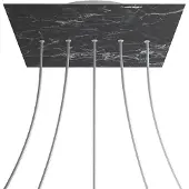 Creative Cables Kroq405lf104 Xxl Rose-one Square Marquina Marmor Rose Sæt