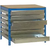 Simonwork (bancos De Trabajo) Bt5 6box Metalhylde 842x1210x760 Mm