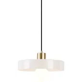 QAZQA Retro pendellampe guld med beige glas - Jina
