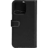 Essentials iPhone 13 Mini leather wallet, detachable, Black