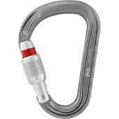 Petzl - Karabiner klatring - Attache Screw Lock Gray til Unisex - Grå
