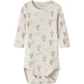 Lil´ Atelier Sparkedragt/Body 'NBNGavo' creme / brokade / mørkegrå