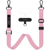 Tech-Protect C6S 2-i-1 Reb-crossbody-halsrem - Babylyserød