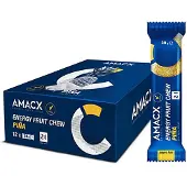 Amacx Æske Med Frugttygge Energibarer Ananas 38g 12 Enheder