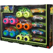 Hot Wheels Biler - 10-pak - Glow In The Dark - - OneSize - Bil