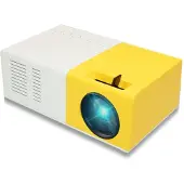 INF Bærbar projektor i lommeformat Hvid/Gul