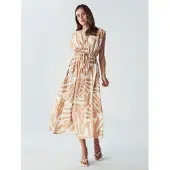 Willa Kjole 'Carol' pastelorange / hvid