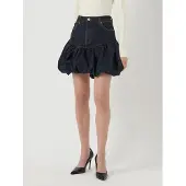 Y.A.S Yasbrooke Denim Boble Mininederdel