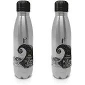 Pyramid Metalflaske Med Silhuet Af Spiralformet Bakke 540ml