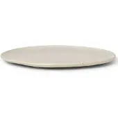 Ferm Living Flow tallerken 27 cm Offwhite speckle