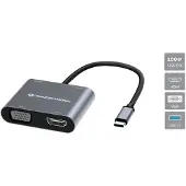Conceptronic Donn16g Hdmi Vga Usb C Hub