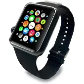 Karl Lagerfeld KLAWLSLCK Apple Urrem 42/44 / 45mm sort / sort rem Silikone Choupette Heads