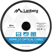 Lanberg M/M v2.0 HDMI-kabel 20m sort optisk AOC