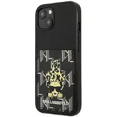 Karl Lagerfeld iPhone 13 cover med kortlomme, sort