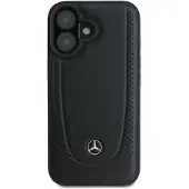 Mercedes iPhone 16 Plus Læderetui Urban Sort
