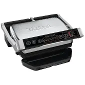 SEB Tefal OptiGrill+ GC706D34 - Grill - elektrisk - 600 cm2 - rustfrit stål/sort