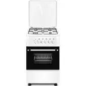Ravanson KWGE-K550 white gas-electric cooker