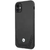 BMW Perforeret læderetui til iPhone 11 / Xr - Sort