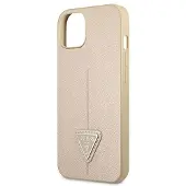 GUESS GUHCP13SPSATLE iPhone 13 mini 5,4" beige / beige hardcase SaffianoTriangle Logo