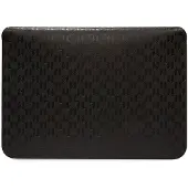 Karl Lagerfeld Saffiano Plaque-taske til en 14" bærbar computer - sort