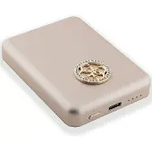 GUESS MagSafe 4G Strassed Metal Logo induktion powerbank 5W 3000mAh - guld