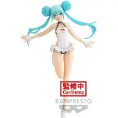 Banpresto Tropisk Tjenestepige Racing Miku 2022 Hatsune Miku Racerfigur 16 Cm