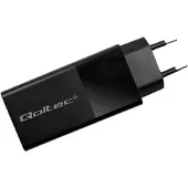 Qoltec Power Pro Gan 100w Usb-a-og Usb-c-vægoplader