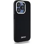 DKNY MagSafe iPhone 15 Pro-etui med almindeligt logo - sort