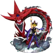 Plastoy Yami Yugi & Slifer Yugioh! Statue Figur