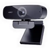 Aukey PC-W3 - Webcam - farve - 2 MP - 1920 x 1080 - 1080p - fast brændvidde - audio - USB