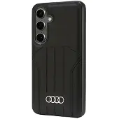 Audi syntetisk læder MagSafe S24 S921 sort/sort hardcase AU-TPUPCMS24-Q5/D1-BK
