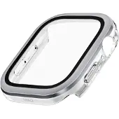 Uniq Apple Watch Series 10 Etui Hærdet Glas Sølv