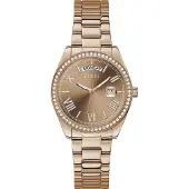GUESS Dameur GW0307L3 Luna Rosa guldfarvet/Rosaguldtonet stål Ø36 mm