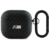 BMW BMA4CMPUCA AirPods 4 cover sort/sort PU Carbon M Collection