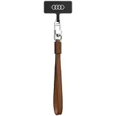 Audi Crossbody Leather Universal Lanyard 28cm x 10mm - Brun