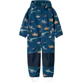 Name it Softshelldragt m. Fleece - Noos - NmmAlfa08 - Dark Demin - - 1 år (80) - Softshell