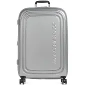 Mandarina Duck Logoduck+ - Kuffert med 4 hjul | sølv | 49x75x31 cm