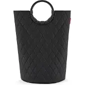 Reisenthel loophome M, Sort, Aluminium, Polyester, Kurv, Monokromatisk, Geometrisk mønster, Indendørs