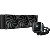 DeepCool Mystique 360 - Processors flydende kølesystem - Radiatorstørrelse: 360 mm - (for: LGA1700, LGA1200, LGA1150, LGA1151, LGA1155, AM4, AM5) - kobberbase - 120 mm - sort