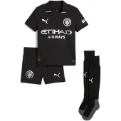 Puma Manchester City 25/26 Away Minikit Kids, Clothing, Black, 3-4Y