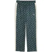Puma T7 All-Over Print Relaxed Track Pants Men, Men, Green Terrain, L